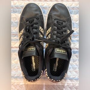 0043- Adidas Cloudfoam Leopard Stripe Sneakers | Y2K Sporty Chic | Women’s 11